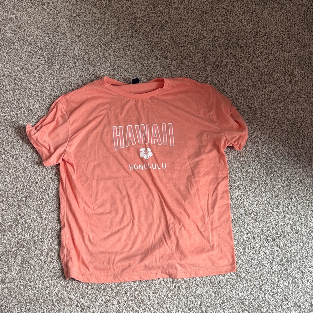 Women’s SHEIN Hawaii Coral T-Shirt size xs
